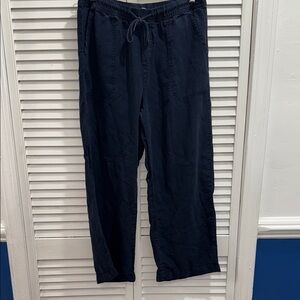 Splendid Blue Cropped Pants with Relaxed Fit